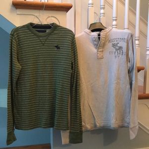 Two (2) Abercrombie shirts